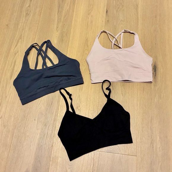 lululemon athletica Other - lululemon athletica Sports Bras - Black, Gray, and light pink size 6